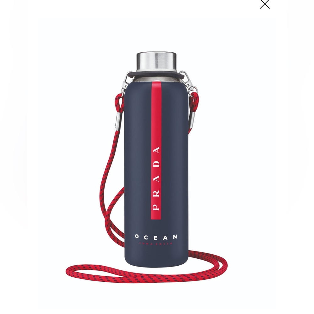 Prada Black and Red Ocean Water Bottle glasses